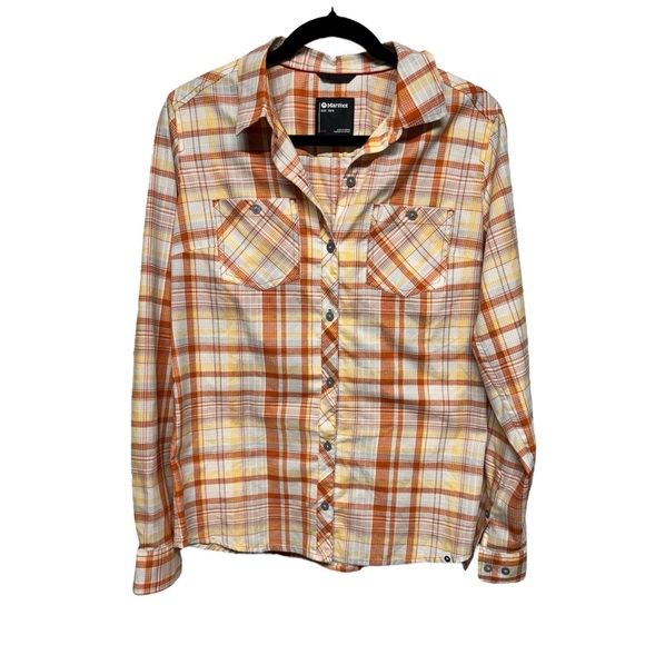 2/$20 Marmot Aella Long-Sleeve Shirt - Orange - Picture 5 of 13